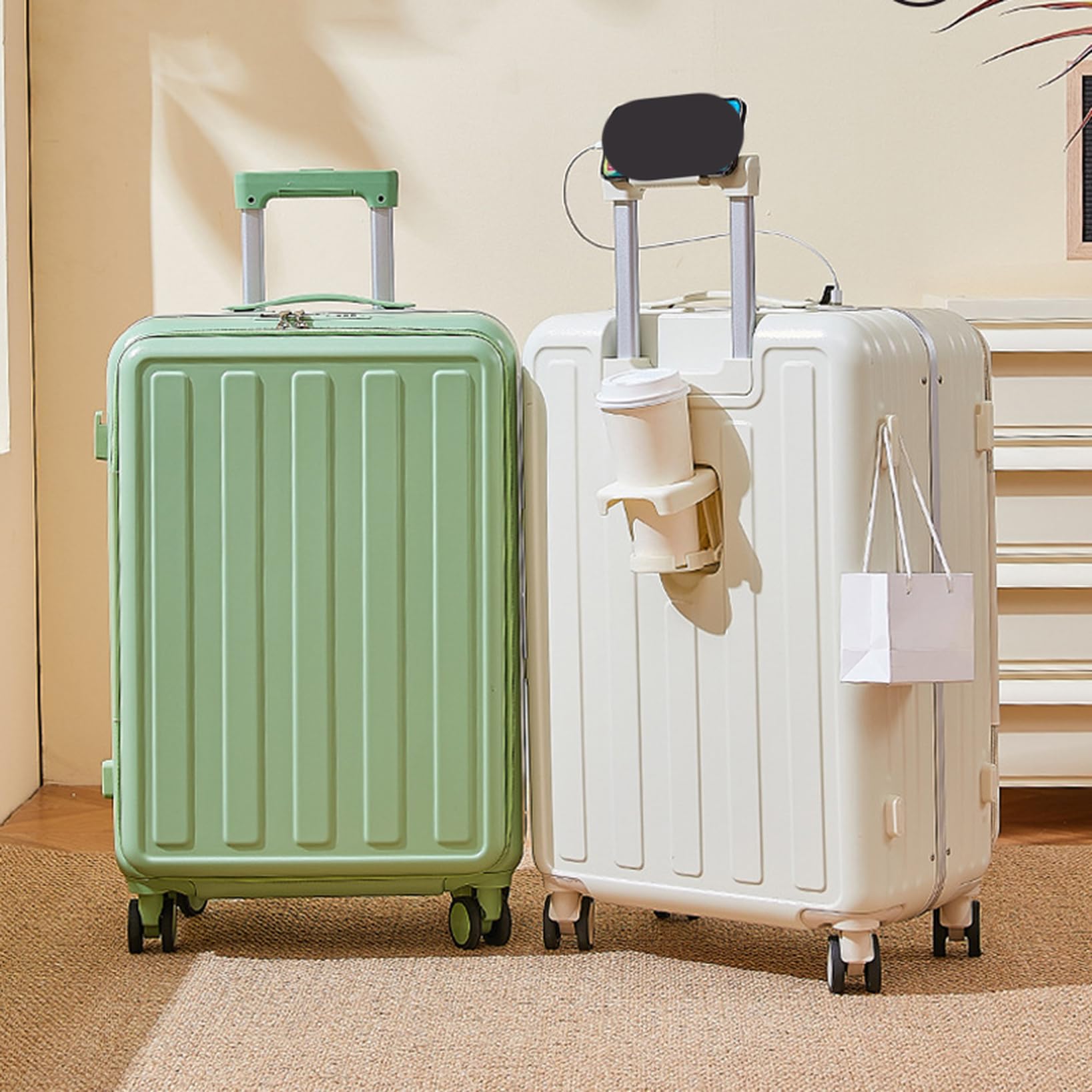 【専用】 7月25日まで ZS2L7] スーツケース USBポート付き キャリーケース キャリー